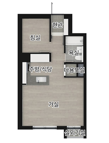 39㎡ 확장형 평면도 평면도