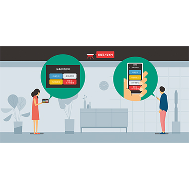 통합 공기질 센서+실내 공기질 모니터링 시스템