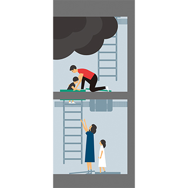 하향식 피난사다리