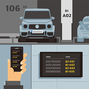 주차위치 인식 서비스